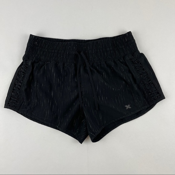 Xersion Athletic Shorts Womens Petite XS Semi Fitted Black Drawstring - Picture 1 of 9
